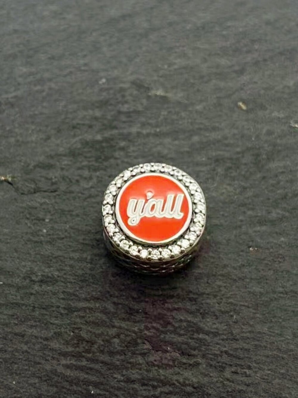 Pandora Rocky Top Y'all Tennessee Vols Bead Charm Travel Jewelry